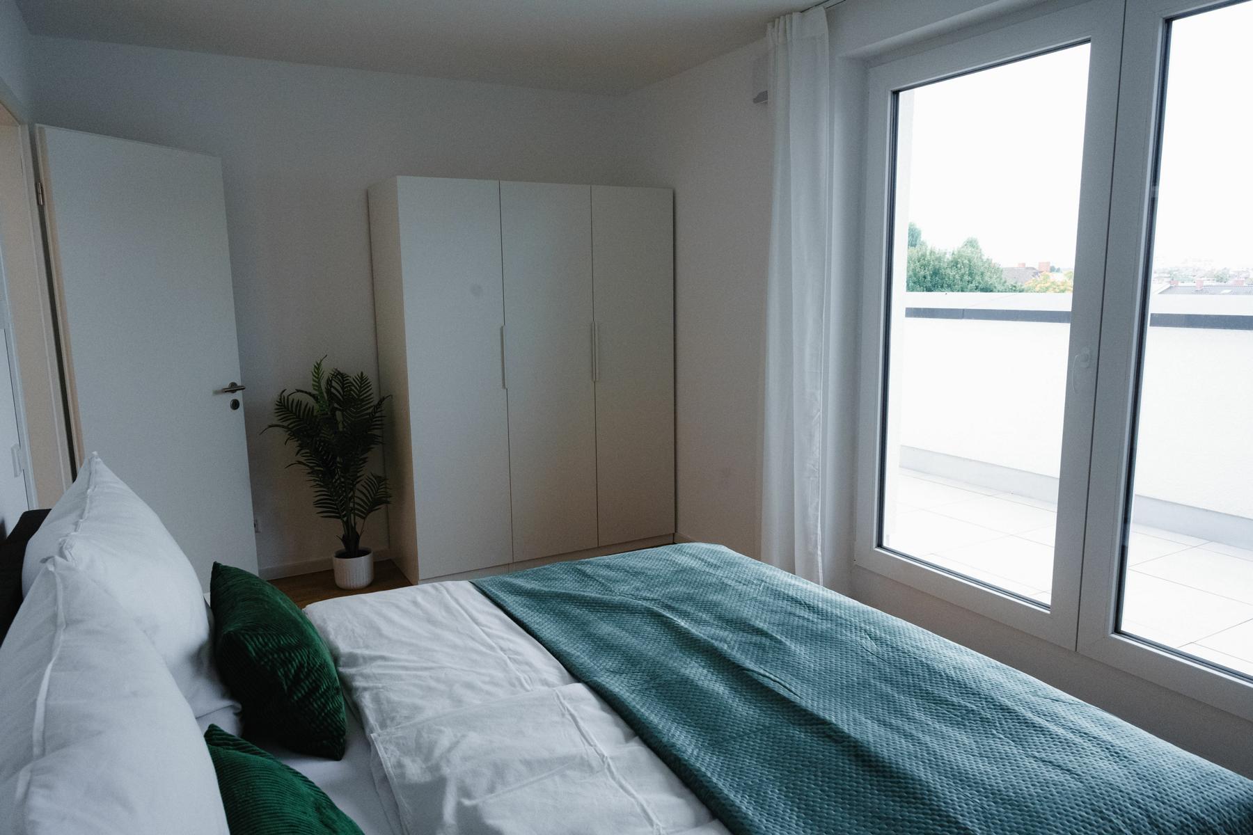 Schlafzimmer Monteurwohnung Offenbach