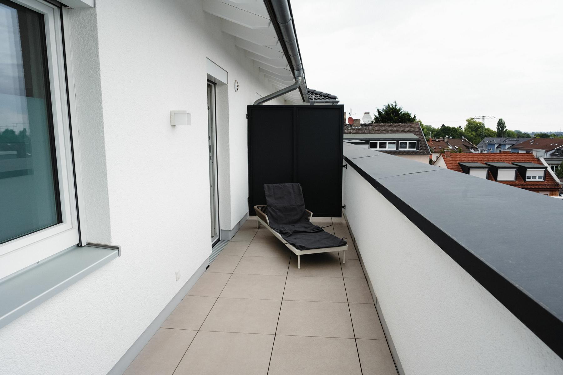 Dachterrasse Monteurwohnung Offenbach