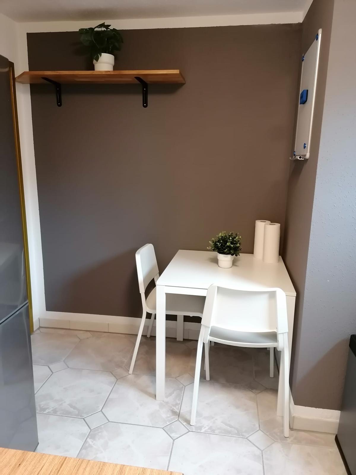 Essbereich Monteurwohnung Babenhausen