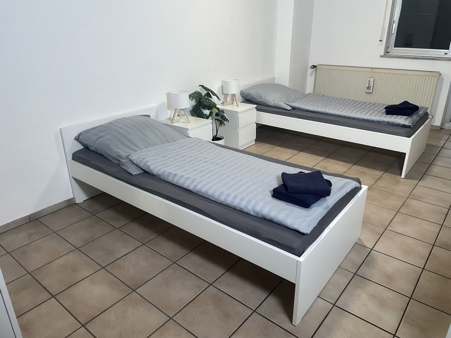 Schlafzimmer Monteurwohnung Groß-Zimmern