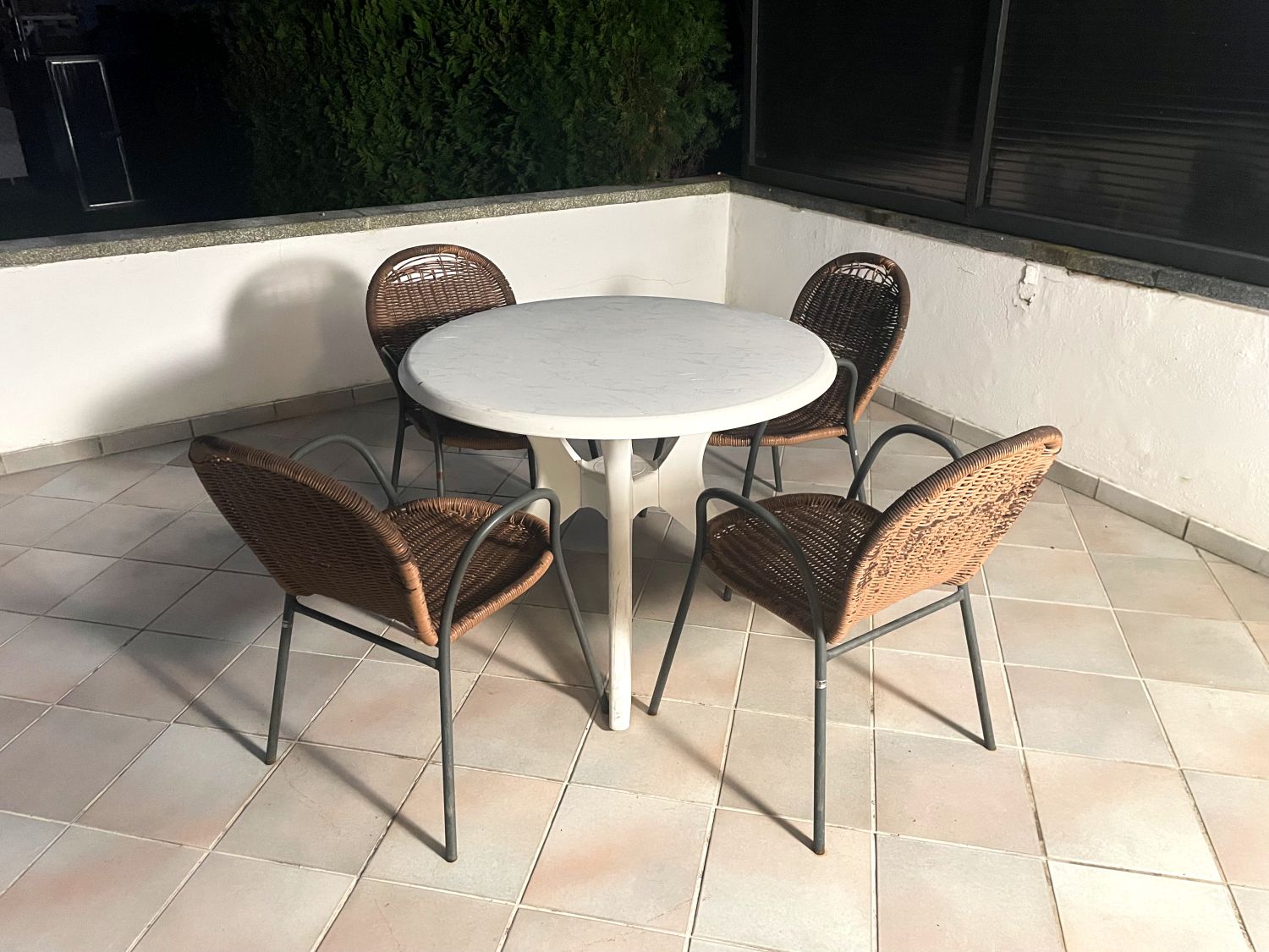 Terrasse Monteurwohnung Groß-Zimmern