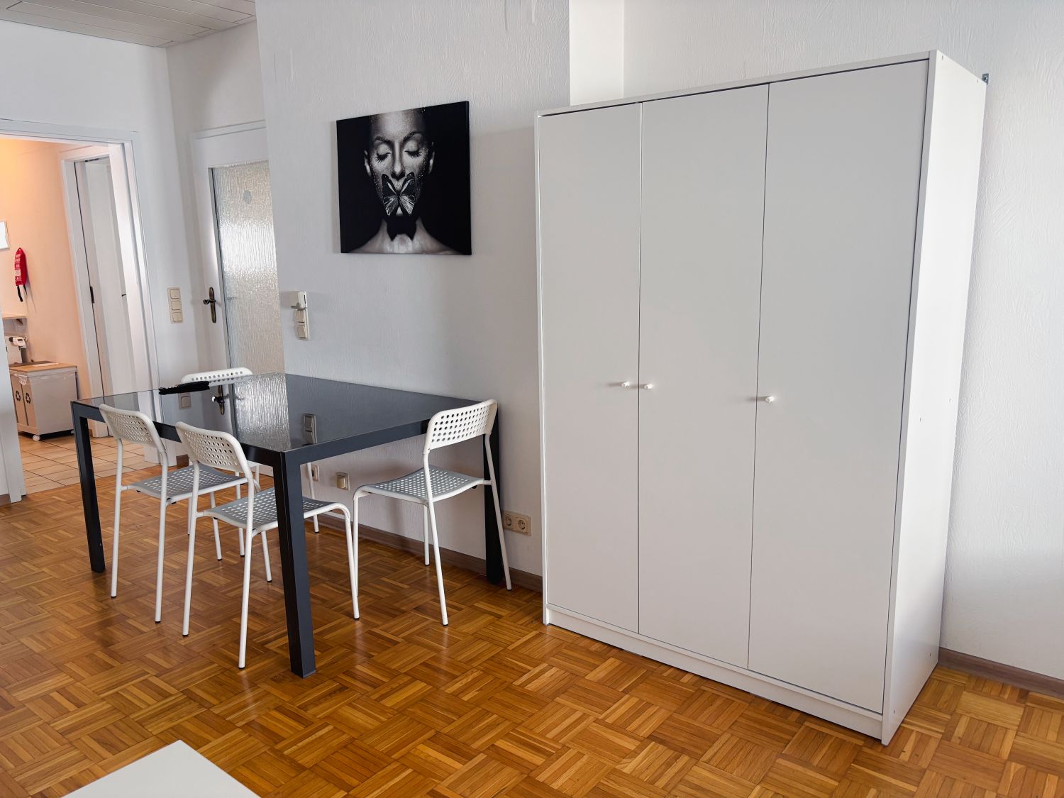 Essbereich Monteurwohnung Lampertheim