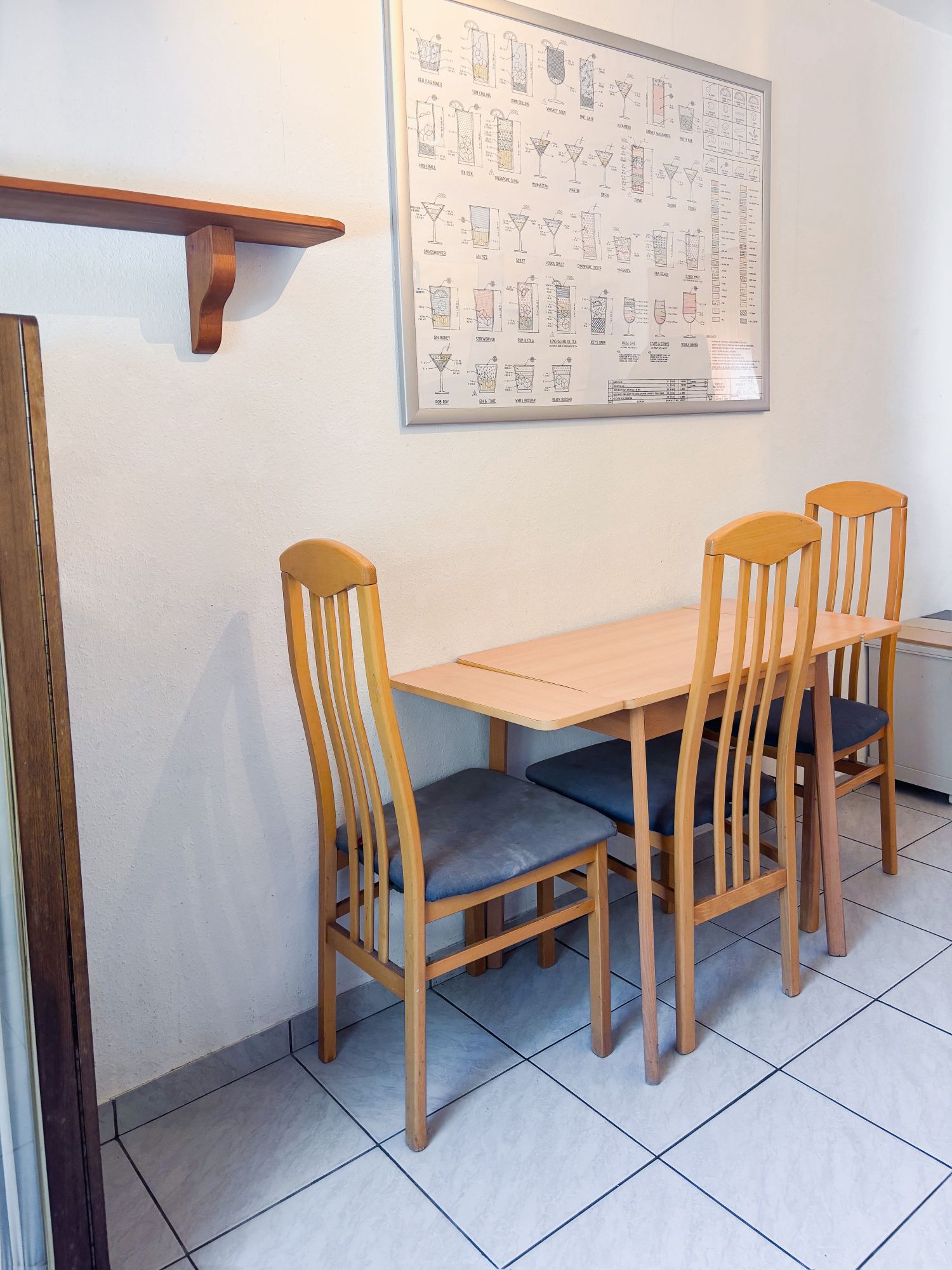Essbereich Monteurwohnung Oftersheim